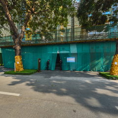 宝安区海峦坊开设路口项目绿化迁移